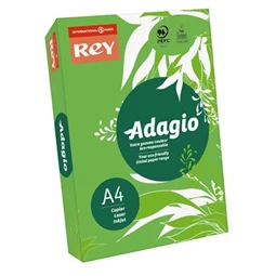 Másolópapír színes A/4 REY Adagio 80g, intenzív zöld