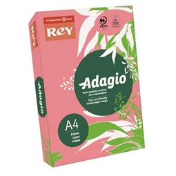 Másolópapír színes A/4 REY Adagio 80g, neon málna