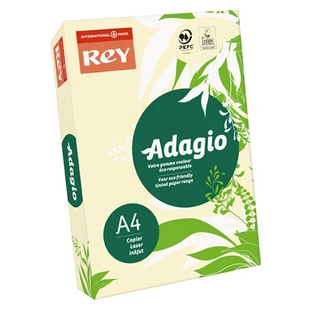 Másolópapír színes A/4 REY Adagio 80g, pasztell csontszín