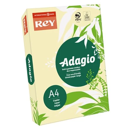 Másolópapír színes A/4 REY Adagio 80g, pasztell sárga