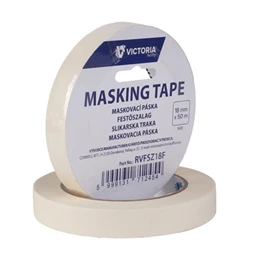 Maszkolószalag 18 mm x 50 m, VICTORIA FACILITY, fehér festőszalag