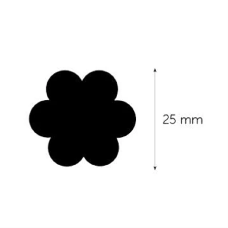 Mintalyukasztó 25mm virág