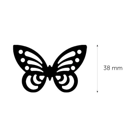 Mintalyukasztó 3D 38mm Pillangó Sziluett lyukasztó
