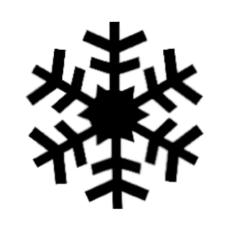 Mintalyukasztó 50mm Hópehely