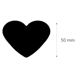 Mintalyukasztó 50mm szív