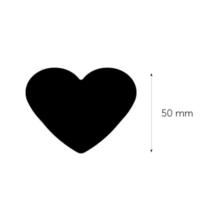 Mintalyukasztó 50mm szív