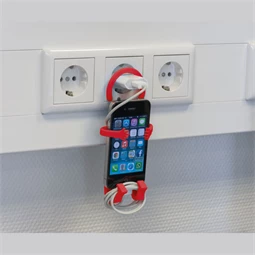 Mobiltartó, felakaszható  15,2 × 0,5 × 20,6 cm piros