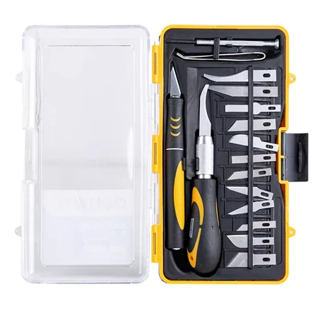 Modellező kés készlet DELI 16db-os