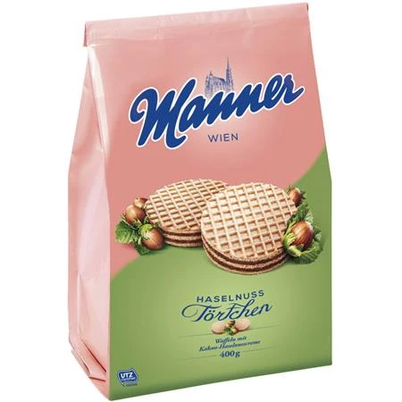 Mogyorós ostya, 400 g, Manner Törtchen