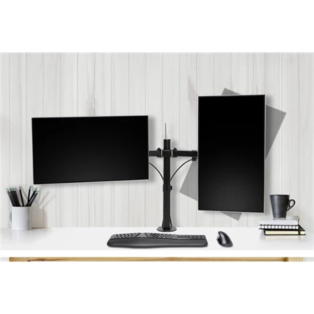 Monitortartó kar, kettő monitorhoz, KENSINGTON, "SmartFit® Ergo Dual"