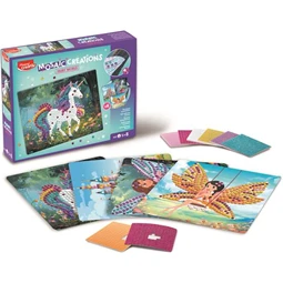 Készségfejlesztő MAPED Mozaikos képkészítő, tündérvilág, MAPED CREATIV Mosaic Creations