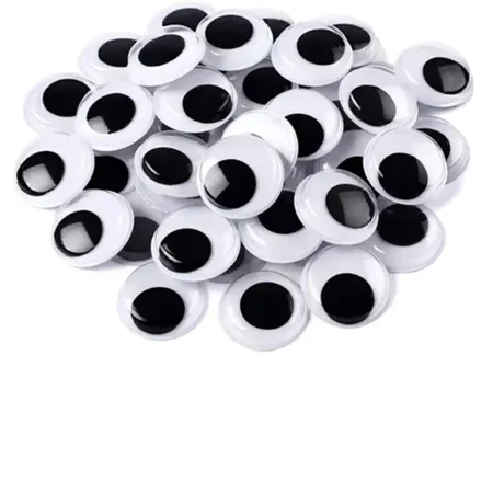 Mozgó szem kör 10mm 100db/csomag öntapadó