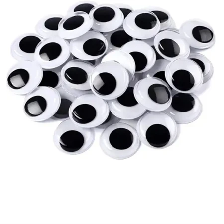 Mozgó szem kör 15mm 30db/csomag öntapadós