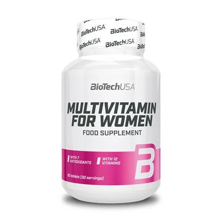 Multivitamin, 60 tabletta, nőknek, BIOTECH USA