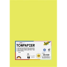 Dekor karton FOLIA A/4 130gr lime zöld 100db/cs