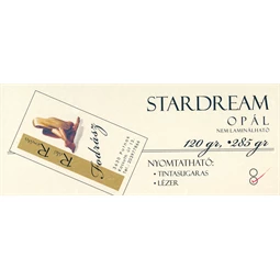 Névjegykarton A/4 Metál Stardream 285gr. opál