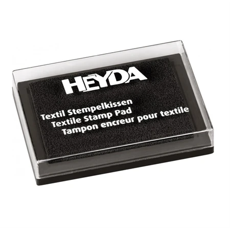 Nyomda párna HEYDA 6x4cm fekete