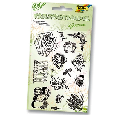 Nyomda sablon Kert szilikonos 14x11cm