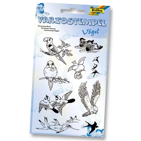 Nyomda szilikon Madarak 19,8 x 10,2 x 1 cm