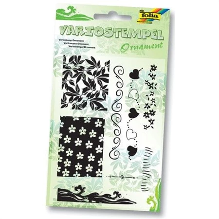 Nyomda sablon díszes szilikonos 14x11cm