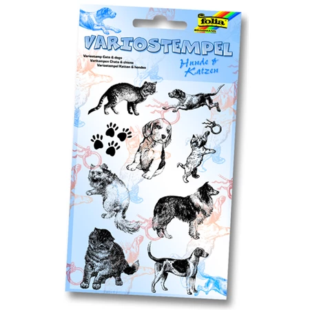 Nyomda sablon kutya-macska szilikonos