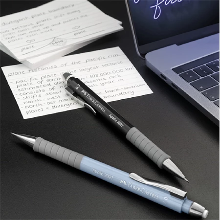 Nyomósirón Faber-Castell Apolló 0,5 2325 égkék, ergonómikus kialakítás