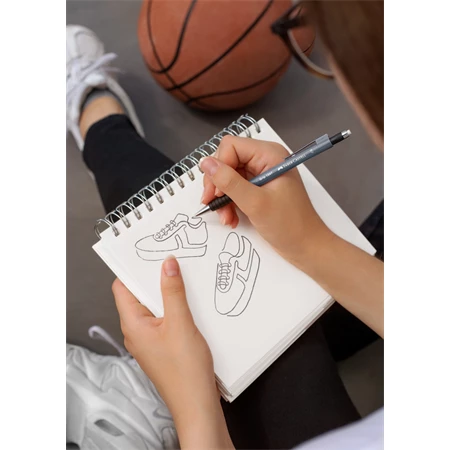 Nyomósirón Faber-Castell Grip 0,7 1347 Kőszürke