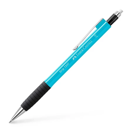 Nyomósirón Faber-Castell Grip 0,7 1347 világoskék testszín