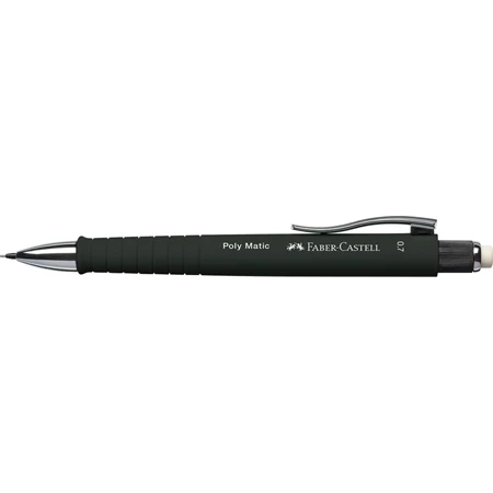 Nyomósirón Faber-Castell Poly Matic 0,7 fekete testszin