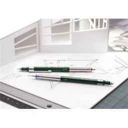 Nyomósirón Faber-Castell 0,35mm TK-FINE Vario L sötétzöld testszín