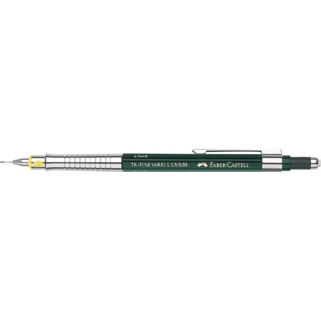 Nyomósirón Faber-Castell 0,35mm TK-FINE Vario L sötétzöld testszín