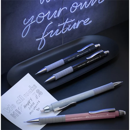 Nyomósirón Faber-Castell Apolló 0,7 2327 égkék, ergonómikus kialakítás