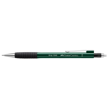 Nyomósirón Faber-Castell Grip 0,5 1345 metál zöld