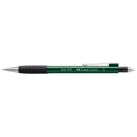 Nyomósirón Faber-Castell Grip 0,7 1347 metál zöld
