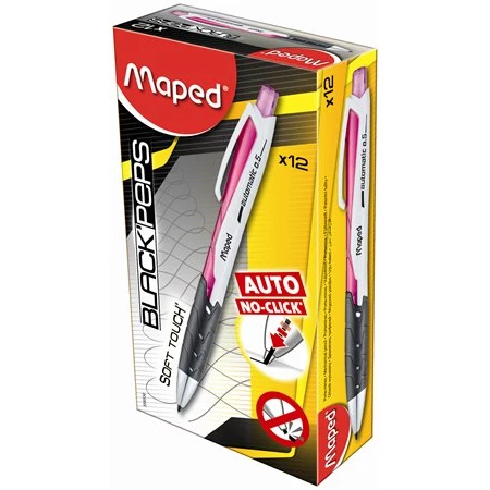 Nyomósirón MAPED 0,5 mm Black`Peps pink