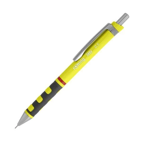 Nyomósirón ROTRING 0,5 Tikky III neon sárga