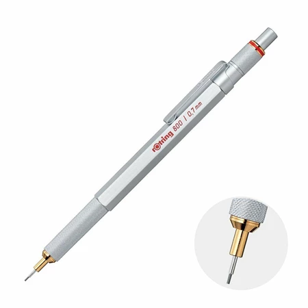 Nyomósirón ROTRING 800 0,7 ezüst