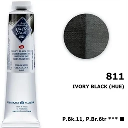 Olajfesték MASTER CLASS 46ml, Ivory black 811