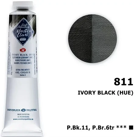 Olajfesték MASTER CLASS 46ml, Ivory black 811