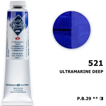Olajfesték MASTER CLASS 46ml, Ultramarine deep 521