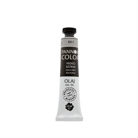 Olajfesték PANNONCOLOR 22ml 831 hidegszürke