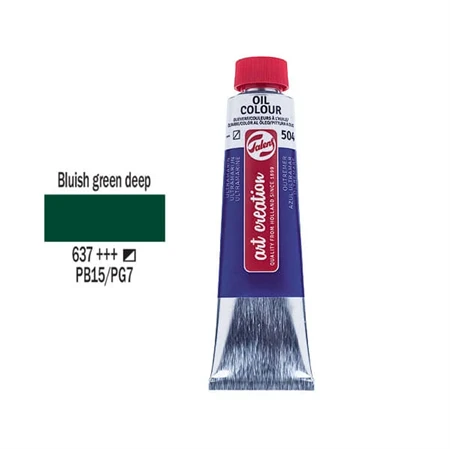 Olajfesték TALENS ART CREATION 40ml, Bluish Green Deep 637