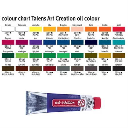 Olajfesték TALENS ART CREATION 40ml, Lemon Yellow 205