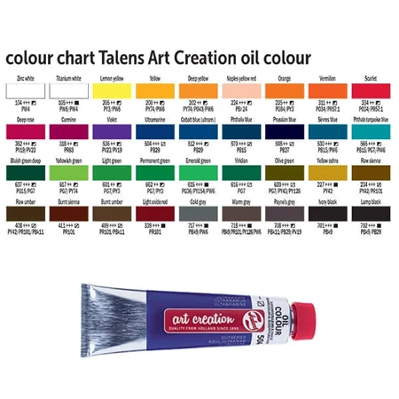 Olajfesték TALENS ART CREATION 40ml, Light Green 601