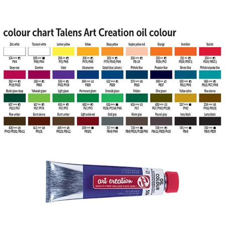 Olajfesték TALENS ART CREATION 40ml, Light Oxide Red 339