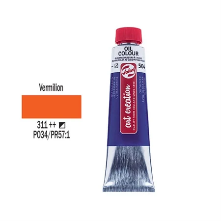 Olajfesték TALENS ART CREATION 40ml, Vermilion 311