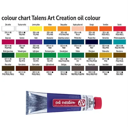 Olajfesték TALENS ART CREATION 40ml, Yellow Orche 227