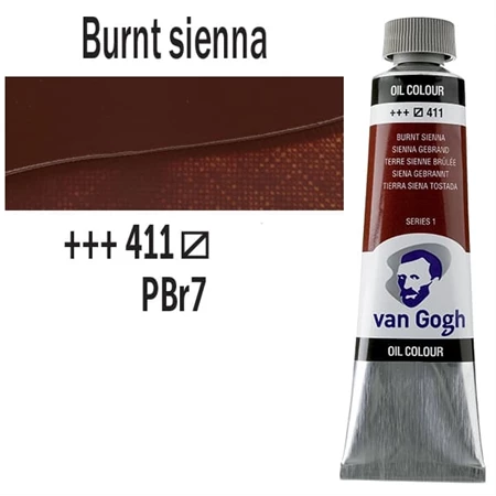 Olajfesték TALENS, VAN GOGH 40ml, Burnt sienna 411