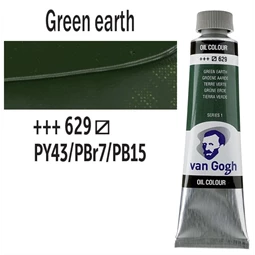 Olajfesték TALENS, VAN GOGH 40ml, Green earth 629