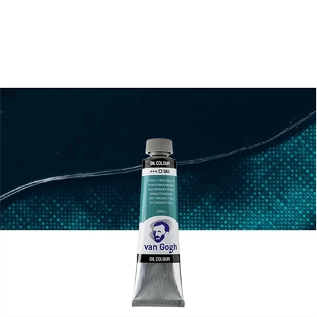 Olajfesték TALENS, VAN GOGH 40ml, Phthalo tuquoise blue 565